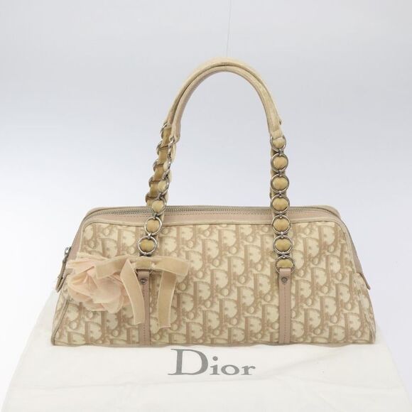 Dior Beige Canvas Tote Bag (Pre-Owned) - Picture 14 of 16